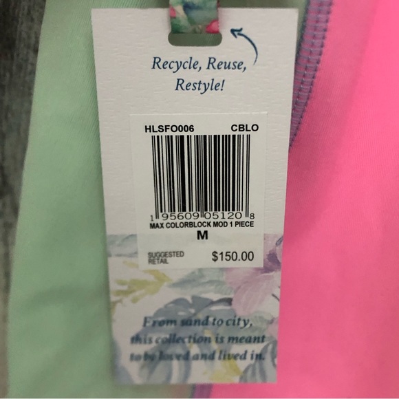 LoveShackFancy x Hurley Max Colorblock Mod 1 Piece Size: Various - Picture 13 of 16